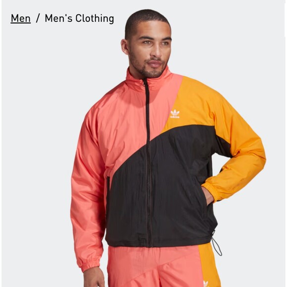 New Adidas Adicolor Colorblocked Track Jacket - 2XL NWT $120 Retail - Picture 1 of 13